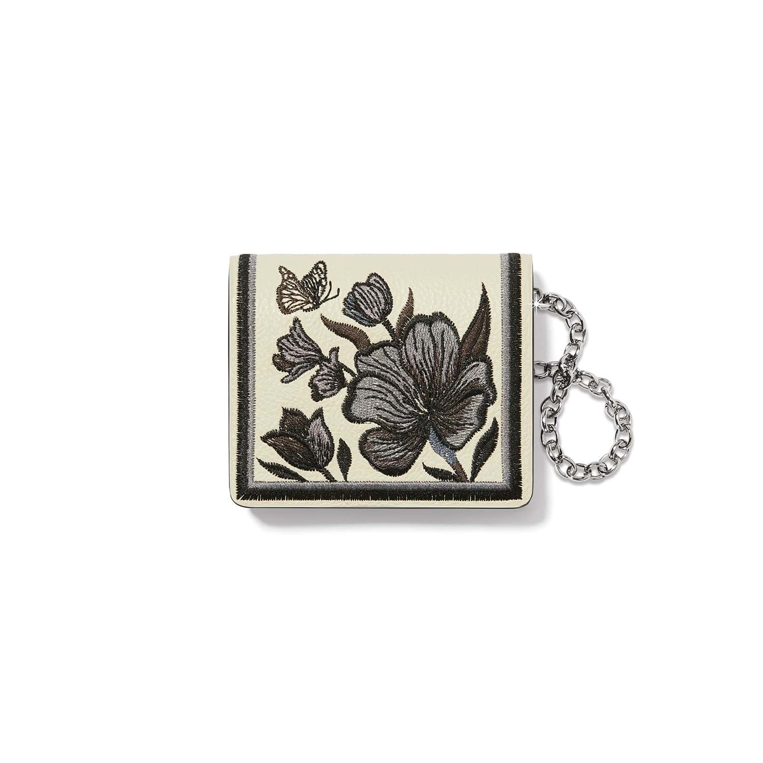 brighton cigarette case Vintage Leather ID and Card Holder The secure zipper closure keeps your jewelry safe while the vibrant multi Botanique Small Wallet - Brighton