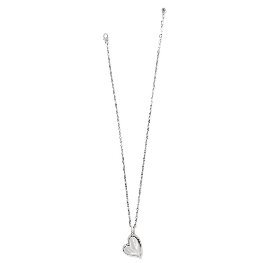Cascade Heart Reversible Necklace silver-gold 3