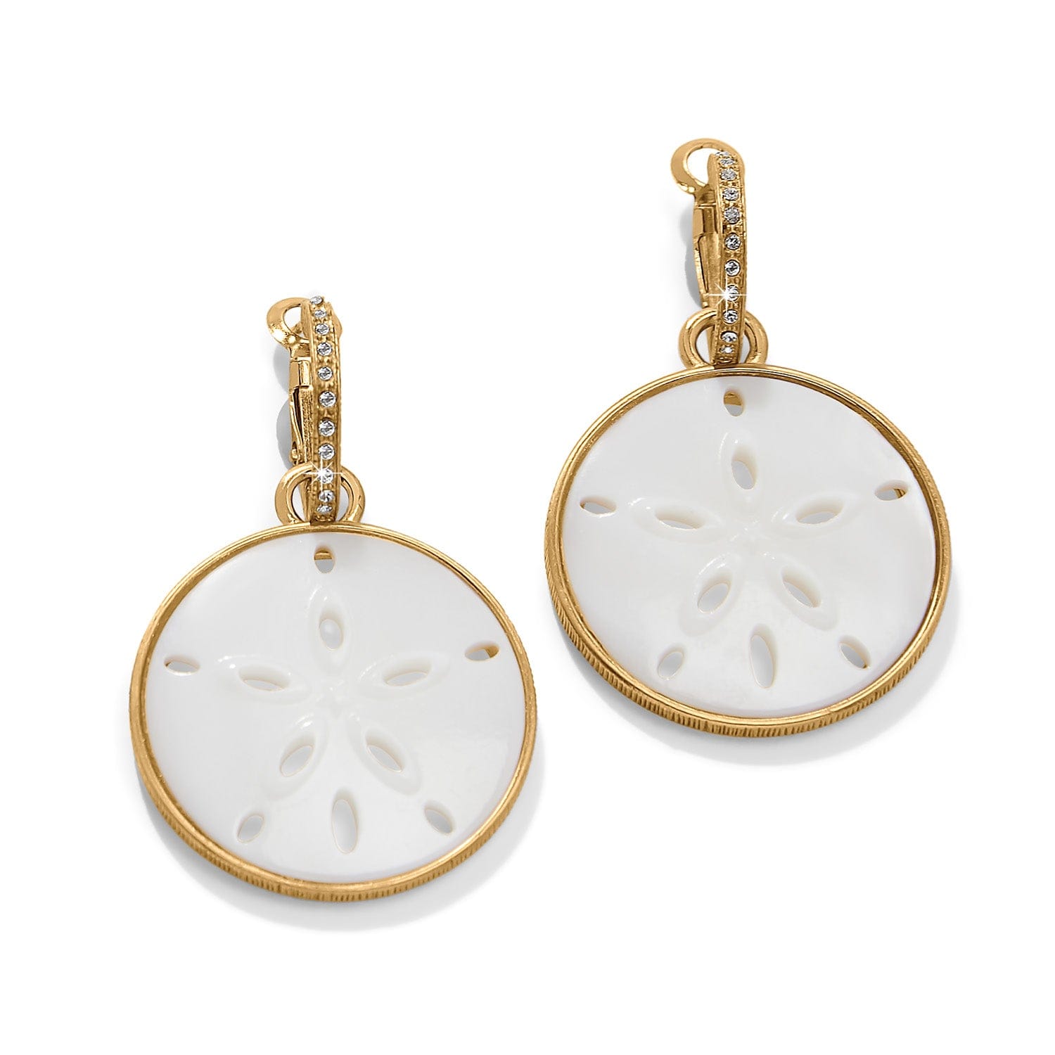 Del Mar Charm Hoop Earrings - Brighton