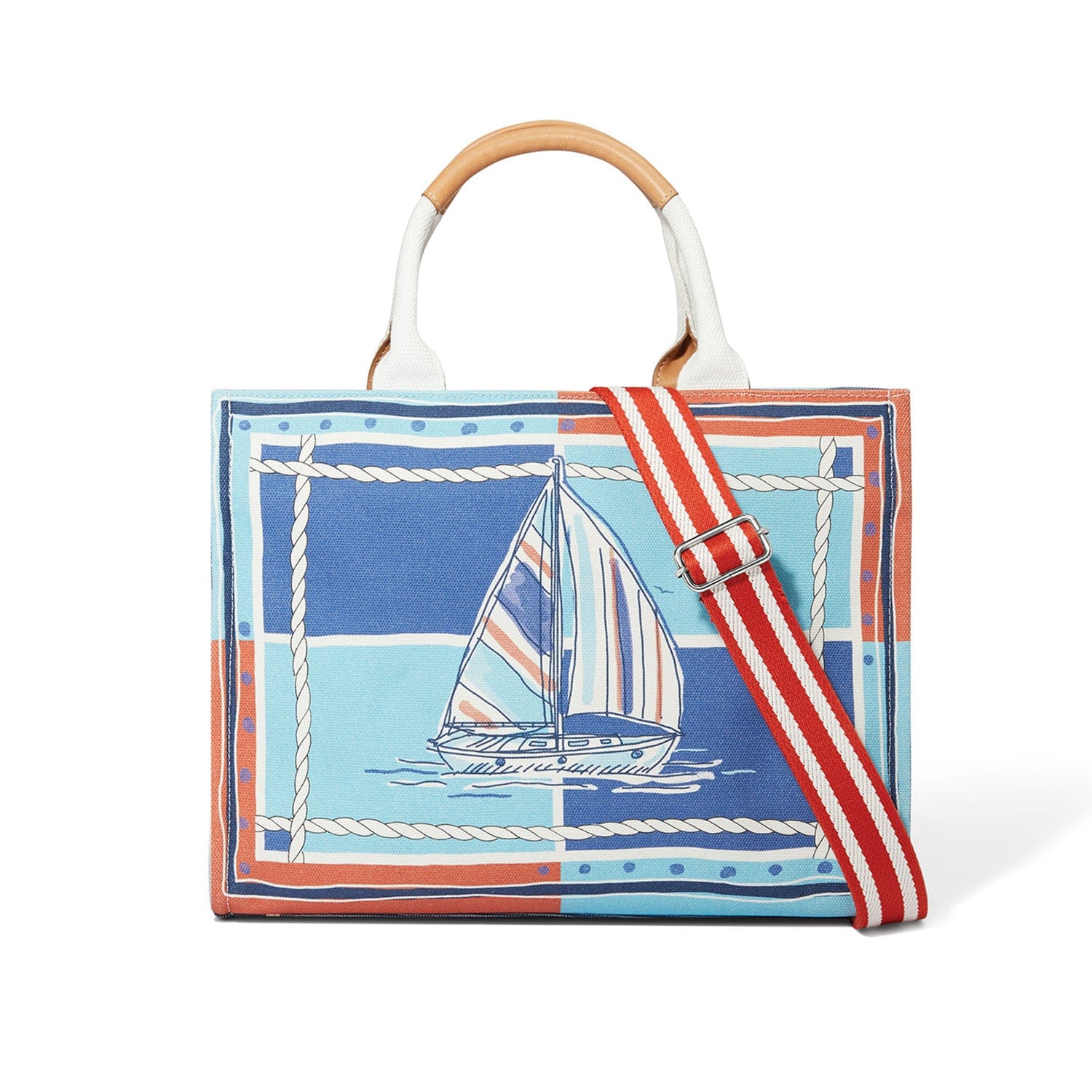 canvas travel tote sail bag marine store Fair Winds Medium Tote
