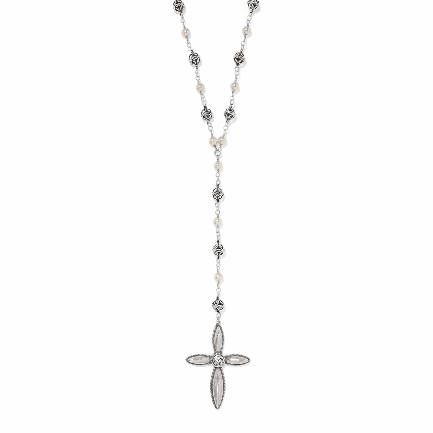 Ferrara Lacrima Rosary Necklace - Brighton