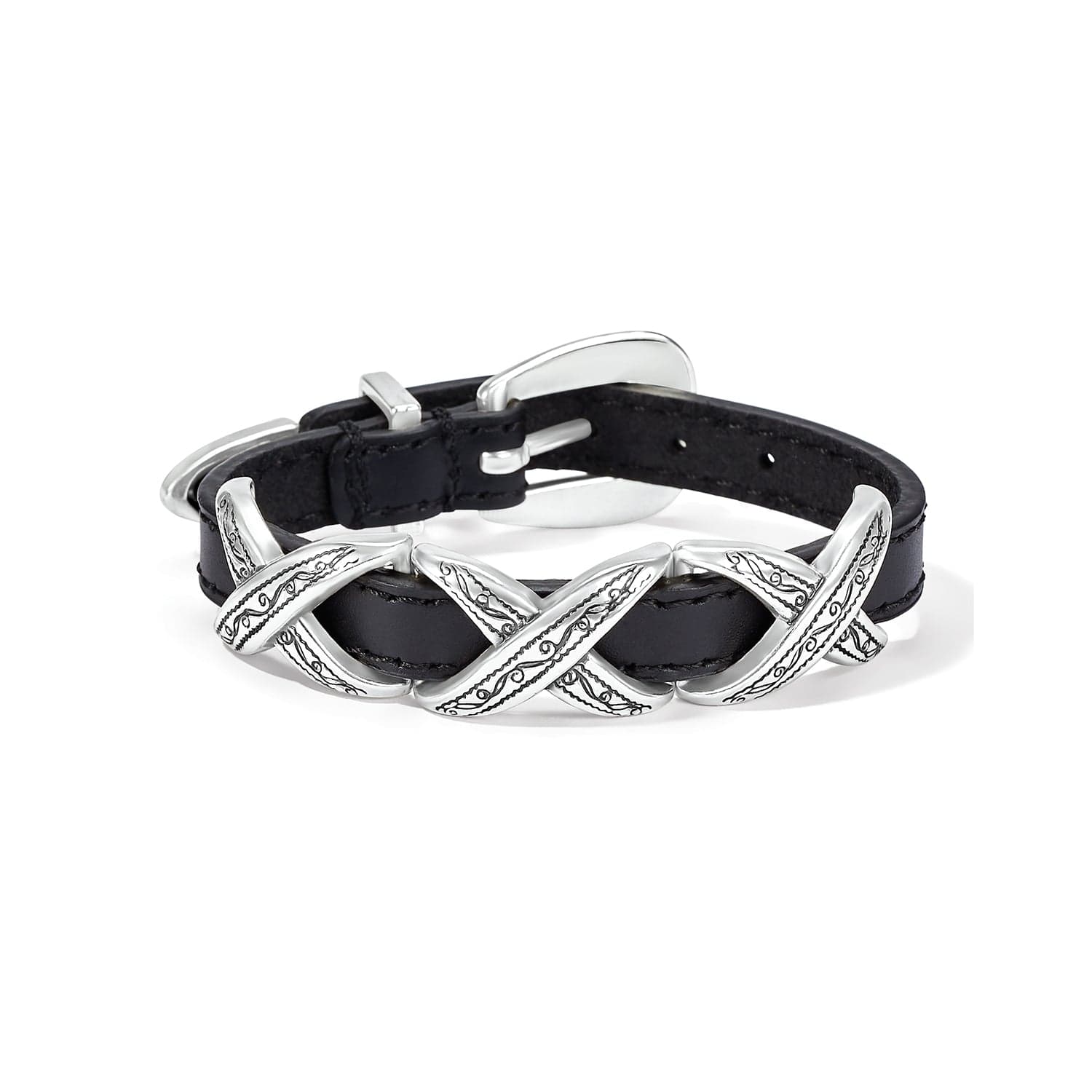 Christopher Pruitt (クリストファー・プルイット) 　バングル Kriss Kross Etched Bandit Bracelet - Brighton
