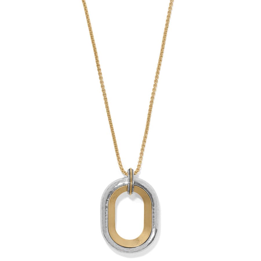 Medici Two Tone Convertible Necklace silver-gold 1