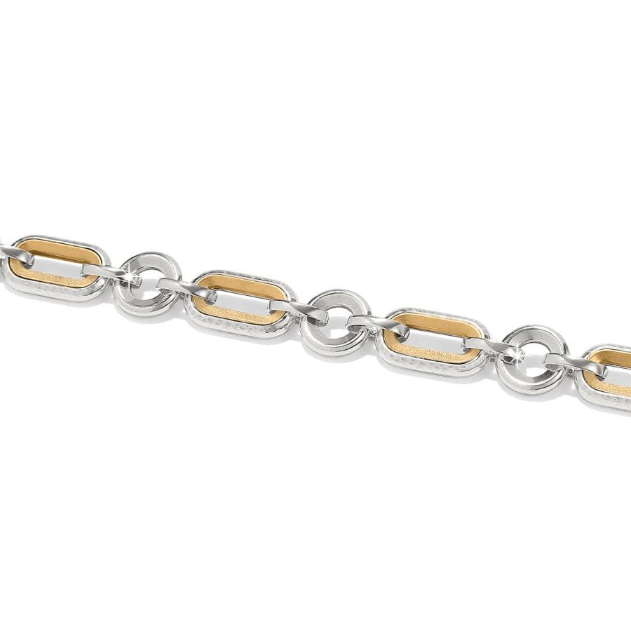Medici Two Tone Link Bracelet silver-gold 2