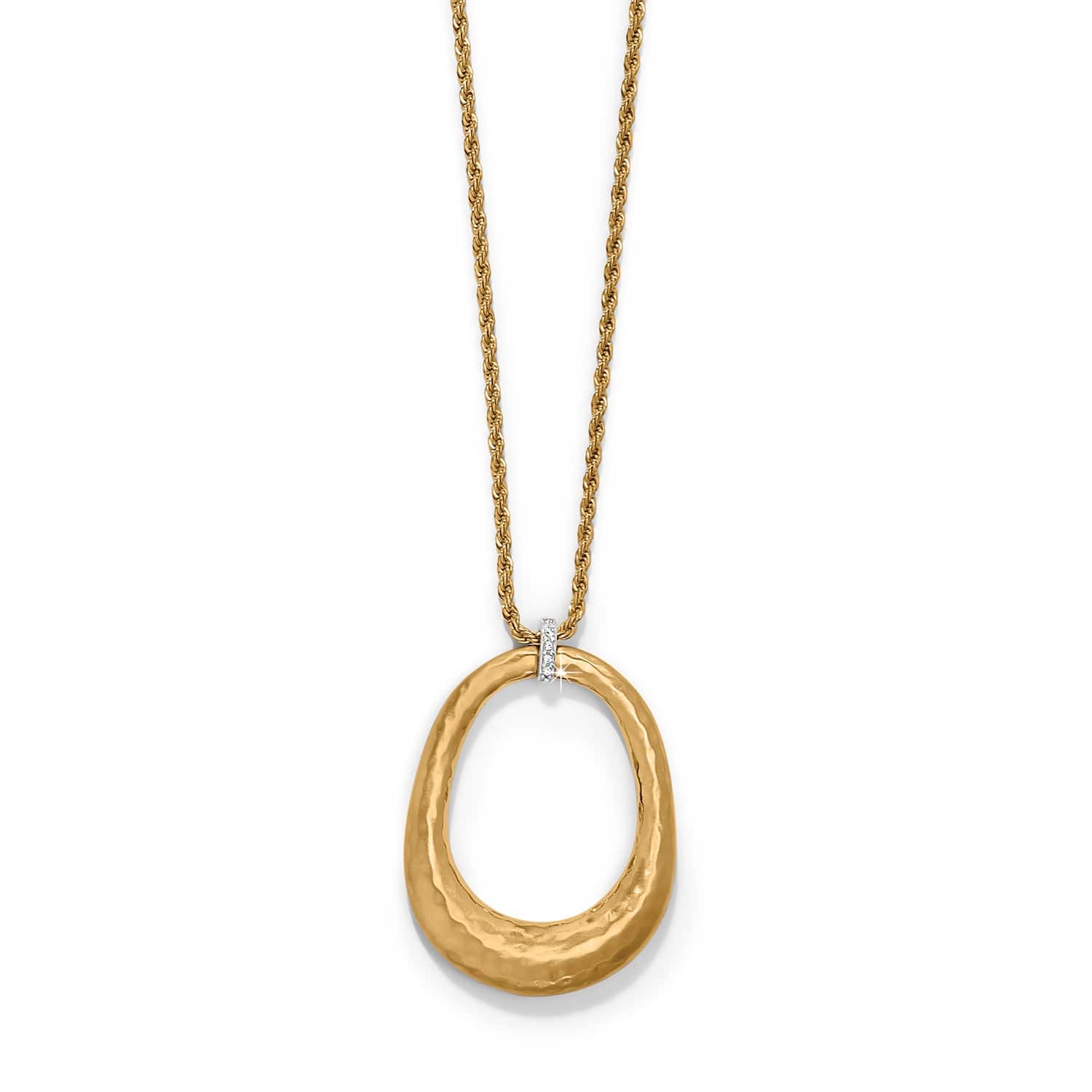 Meridian Geo Open Ring Pendant Necklace - Brighton