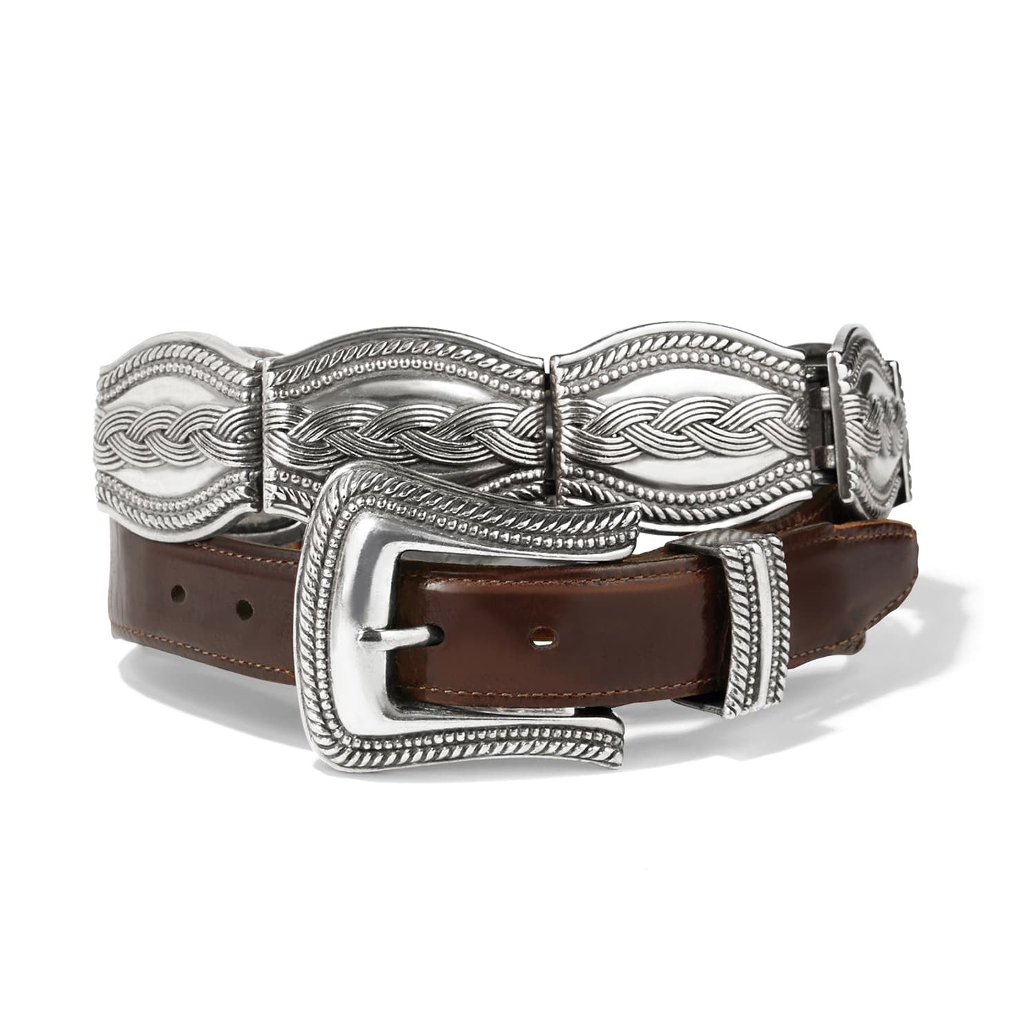 Silver Links Belt - Brighton