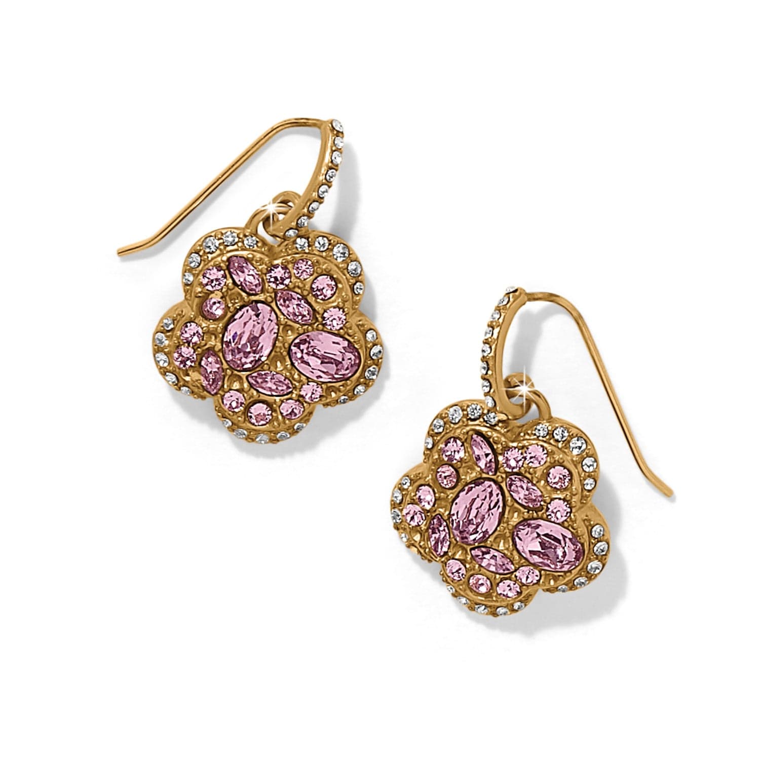 Trust Your Journey Golden Flower Earrings - Brighton