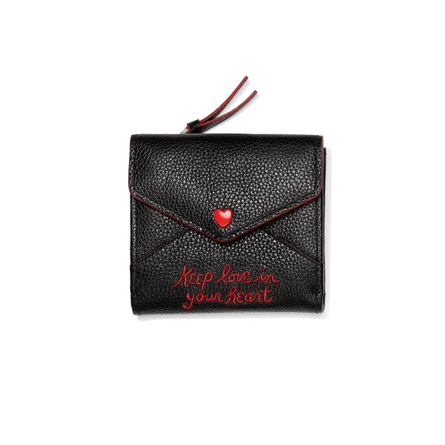 Small Leather Pouch, Leather Heart Purse, Heart Coin Holder