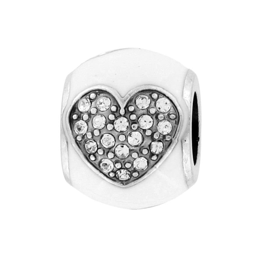 Blissful Hearts Bead silver-white 1