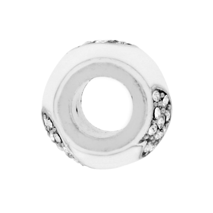Blissful Hearts Bead silver-white 2