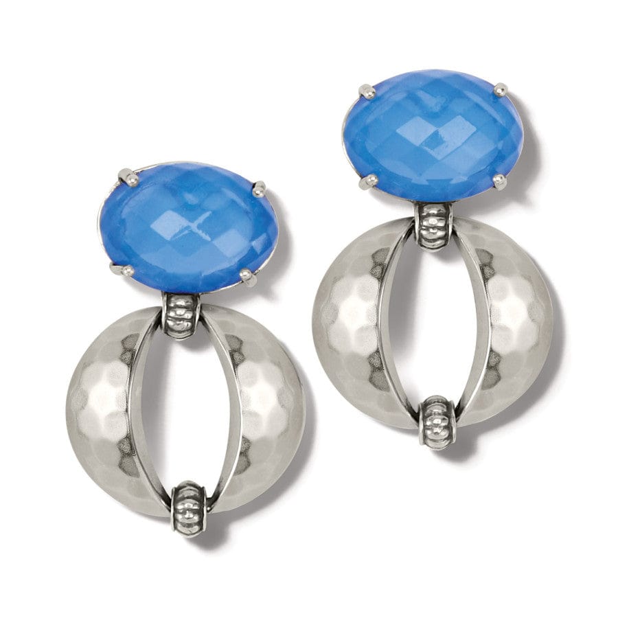 Blue Moon Bold Post Drop Earrings Brighton