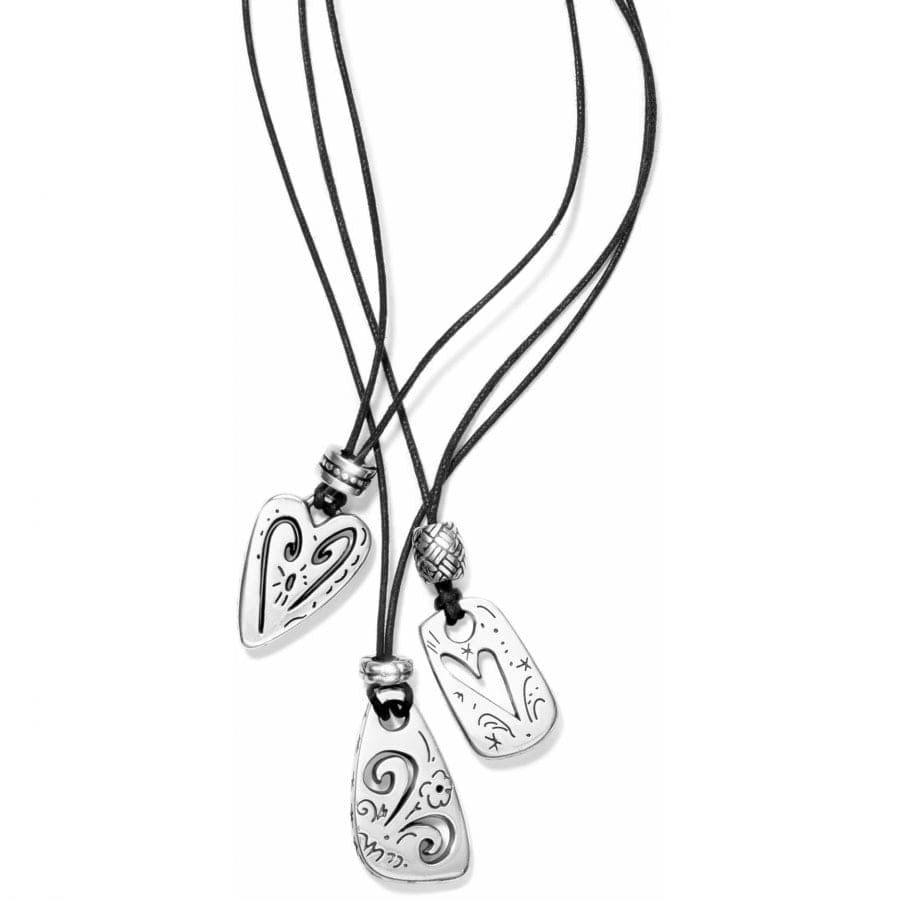 Brazilian Multi Charm Necklace silver 1