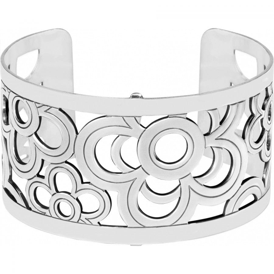 Christo Newberry Wide Cuff Bracelet silver 1