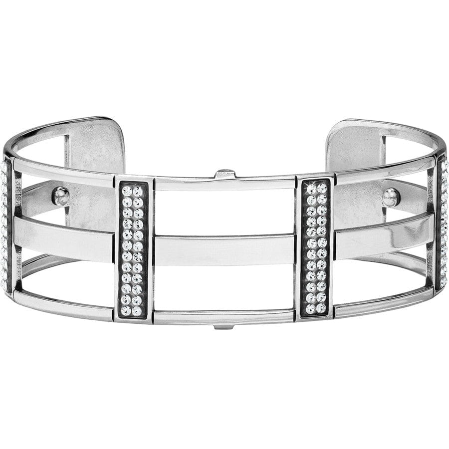 Christo Rhone Narrow Cuff Bracelet silver 1