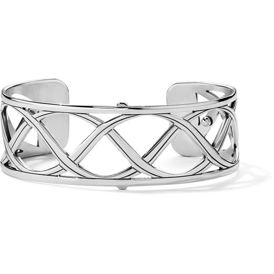Christo Sydney Narrow Cuff Bracelet silver 1