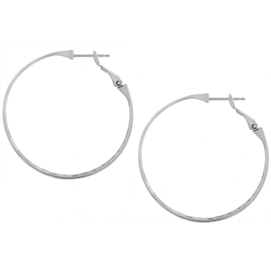 Contempo Large Hoop Earrings silver 6