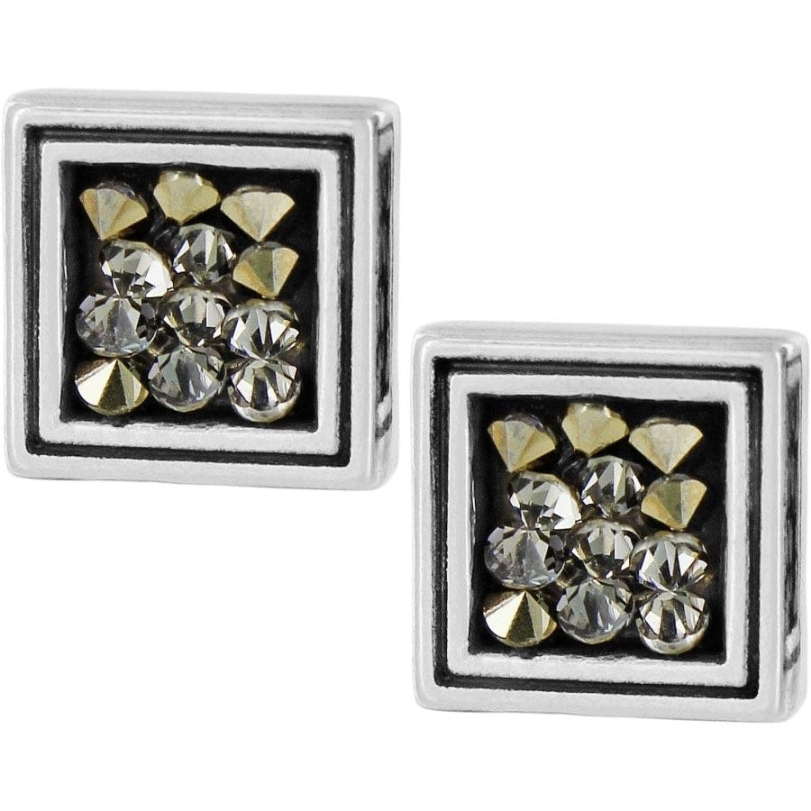 Crystal Rocks Post Earrings silver-metallic 1
