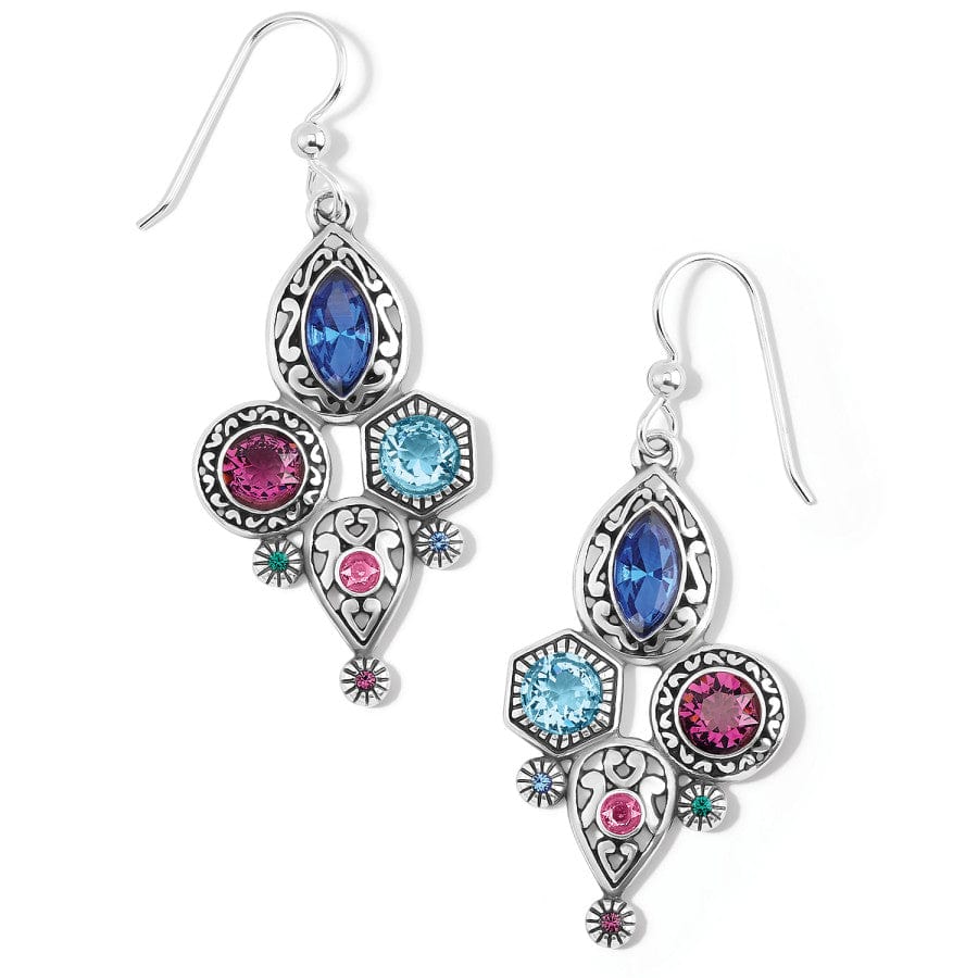 Elora Gems Cubist French Wire Earrings - Brighton