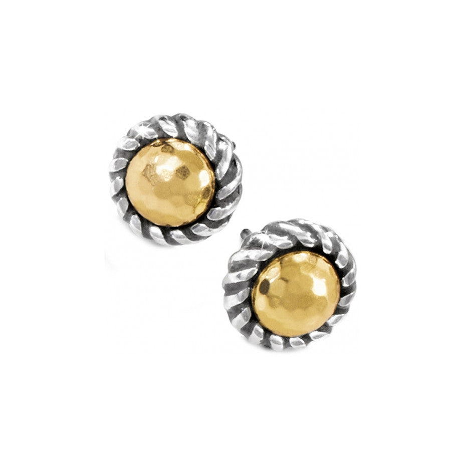 Gold Magic Mini Post Earrings in gold