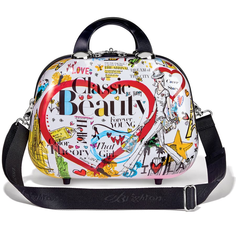 hard case travel makeup bag Headlines Cosmetic Case