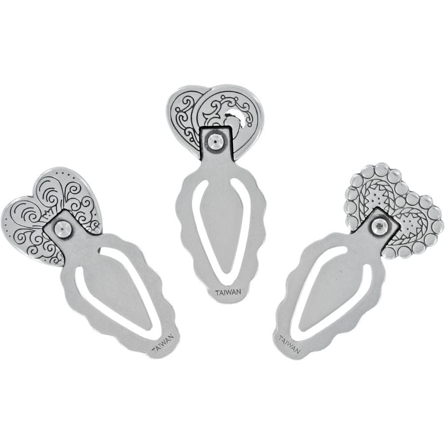 Heart Pagemarkers silver 2