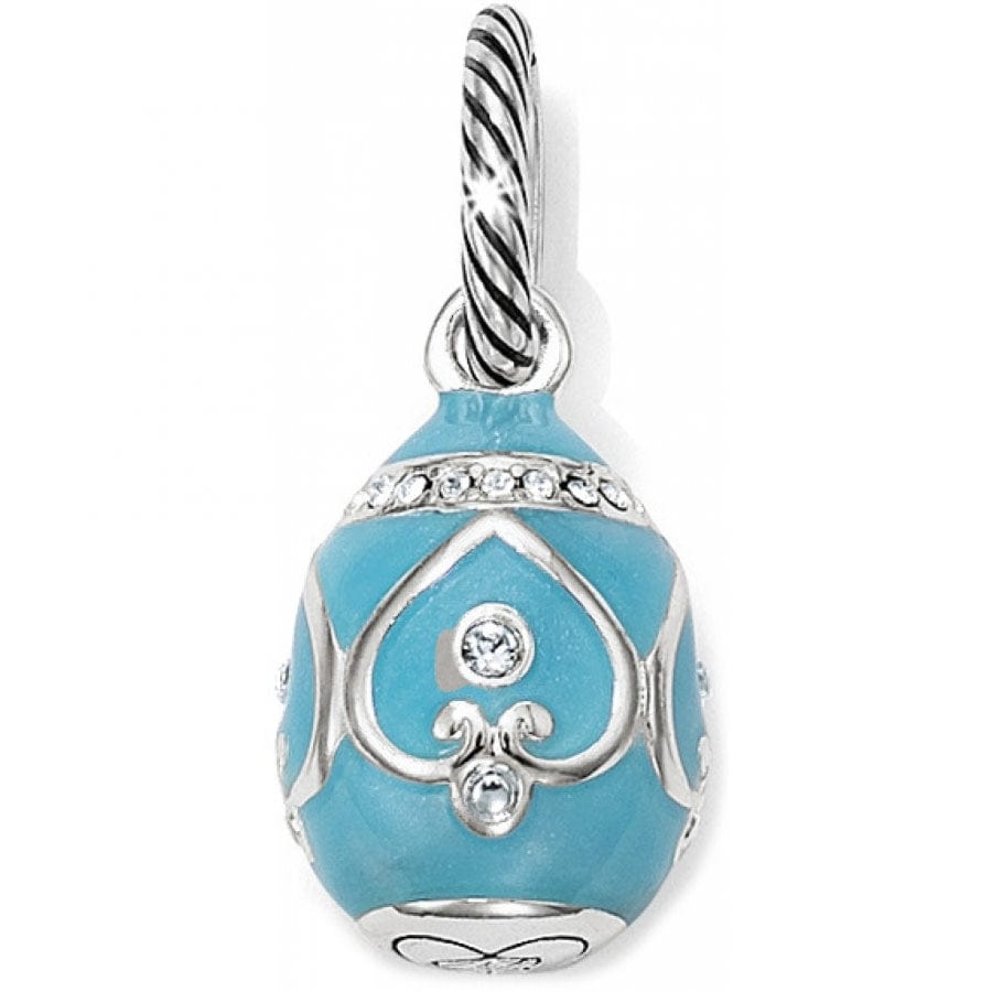 Imperial Easter Egg Charm silver-blue 1