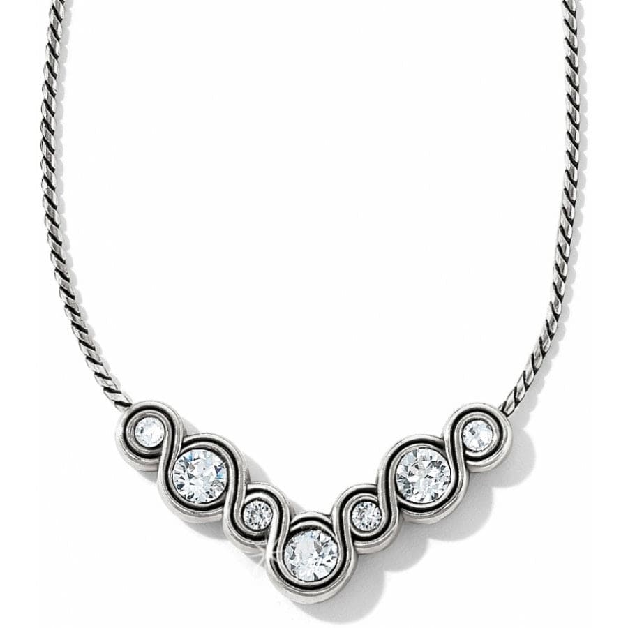 Infinity Sparkle Necklace silver 1
