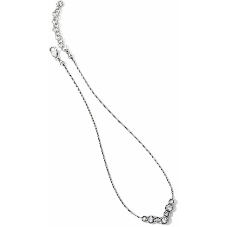 Infinity Sparkle Necklace silver 3