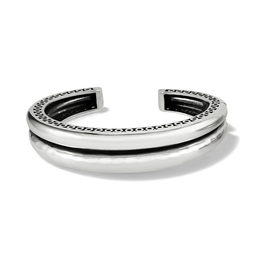 Inner Circle Double Hinged Bangle silver 5