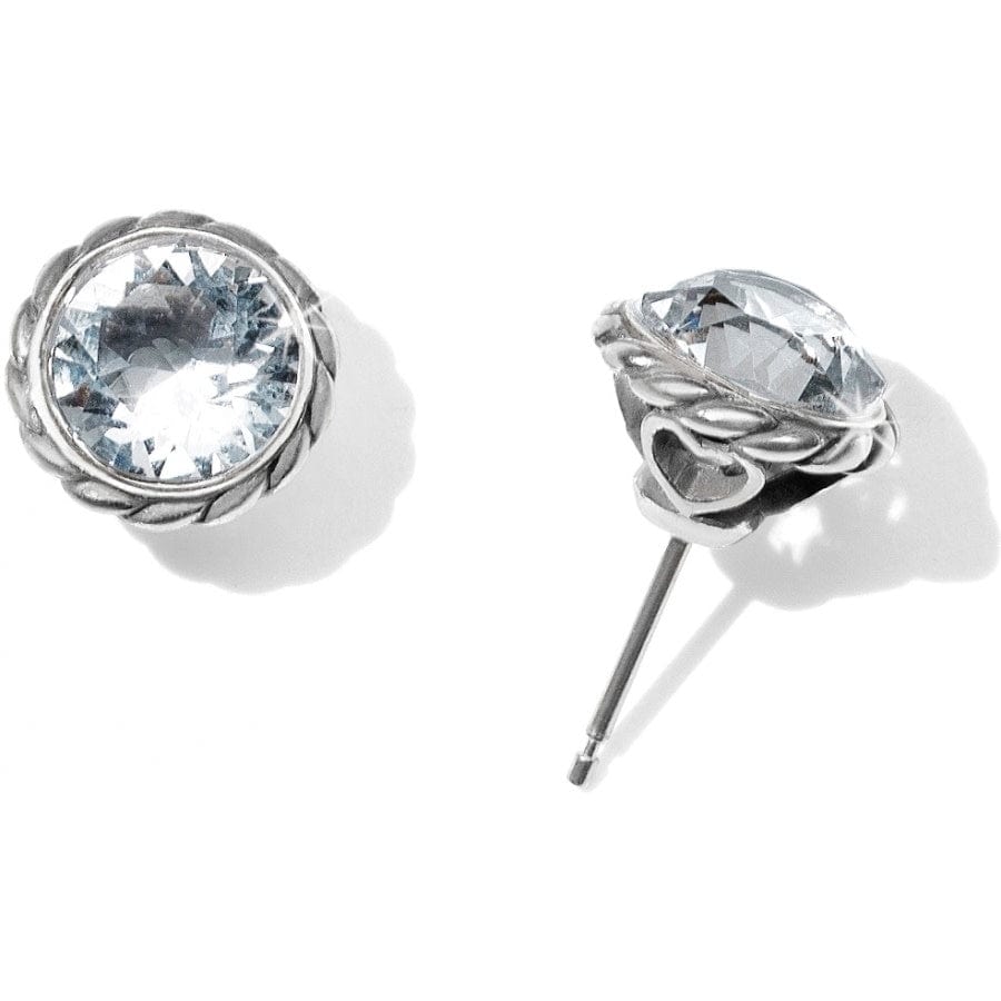 Iris Stud Earrings silver 1