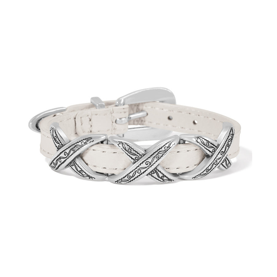 Kriss Kross Etched Bandit Bracelet optic-white 1