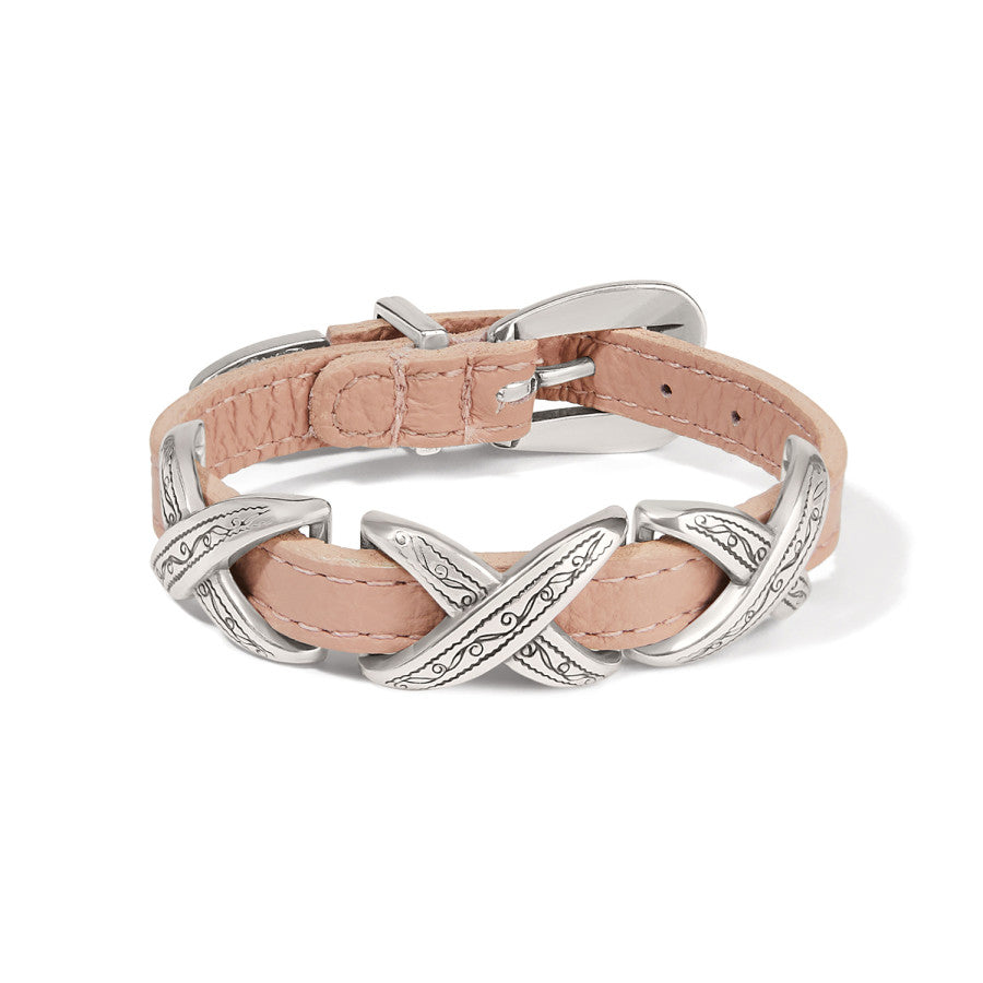 Kriss Kross Etched Bandit Bracelet pink-sand 1