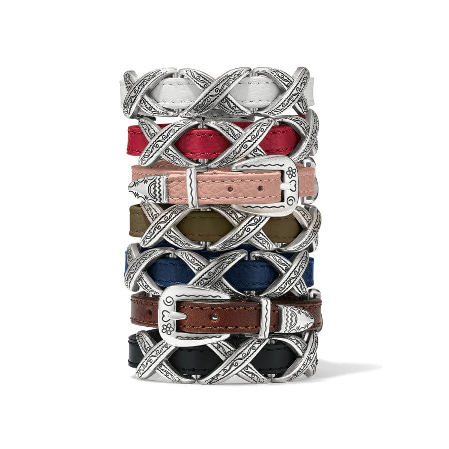 Kriss Kross Etched Bandit Bracelet multiple colors