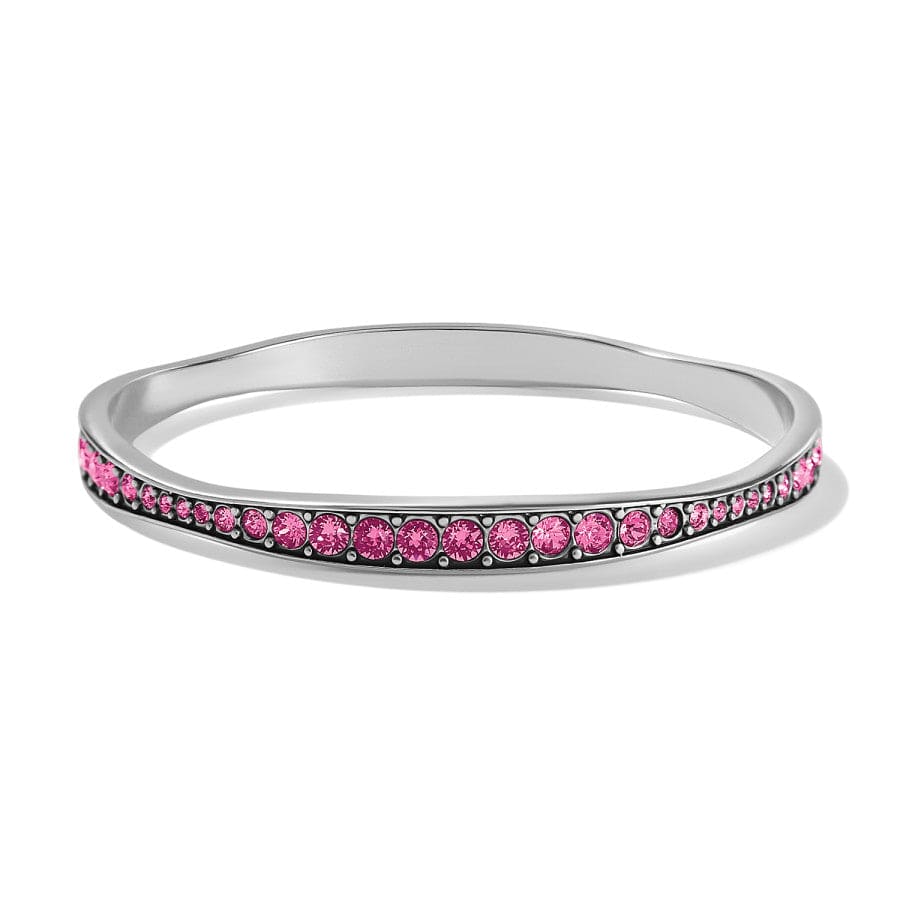 Light Hearted Crystal Bangle silver-rose 6