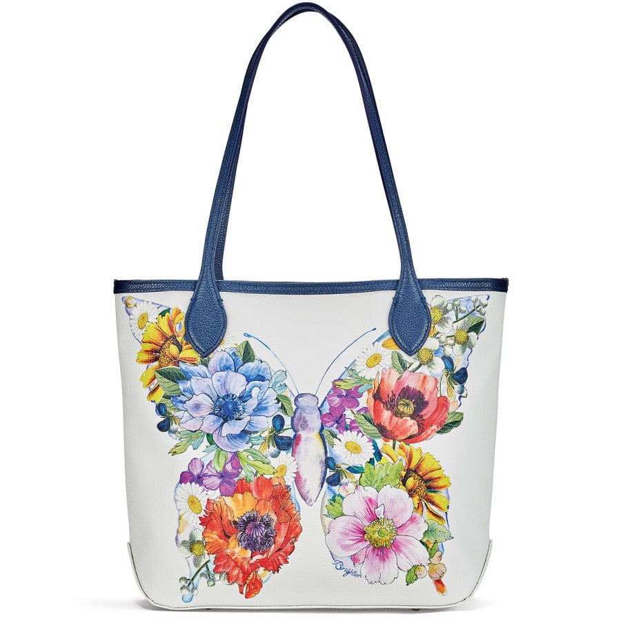 Tote Bag-Floral Butterflies