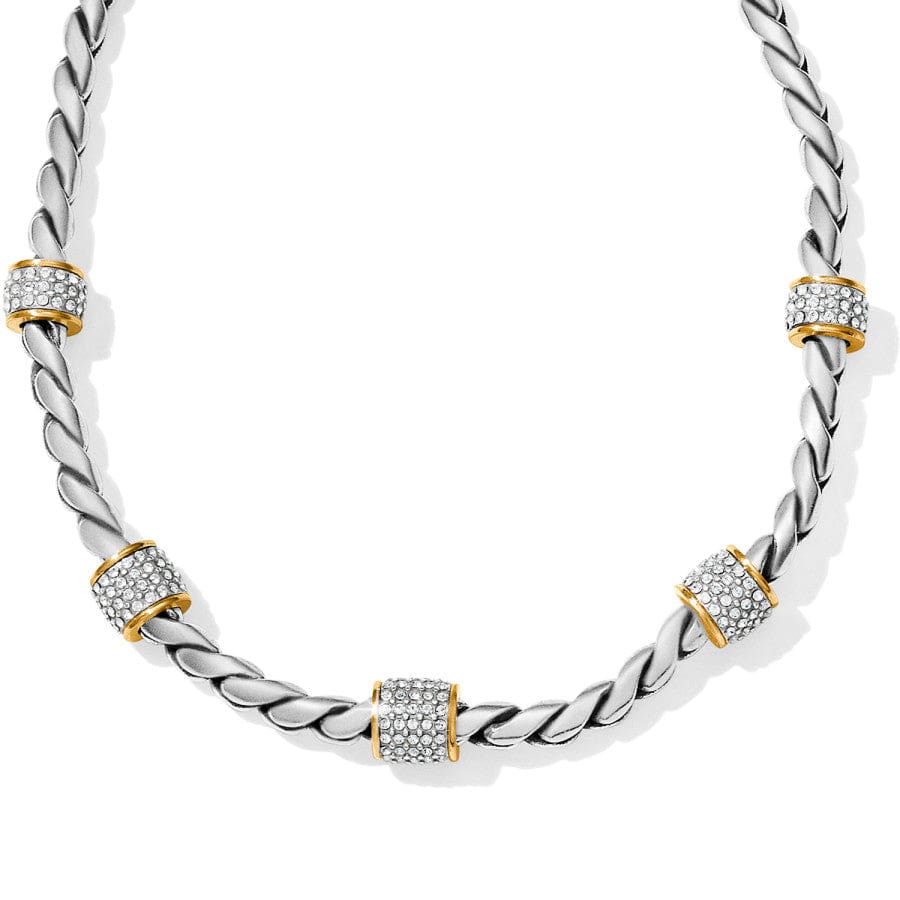 Meridian Necklace silver-gold 1