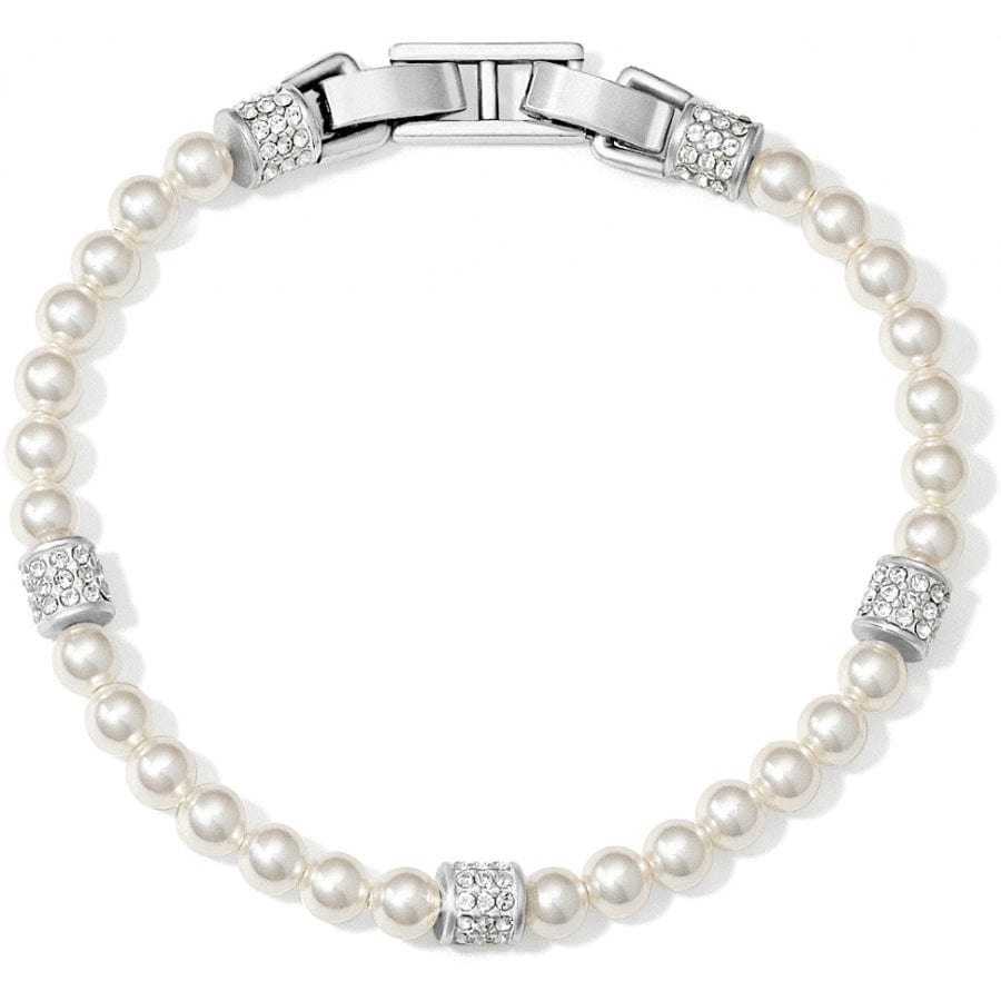 Meridian Petite Pearl Bracelet silver-white 1