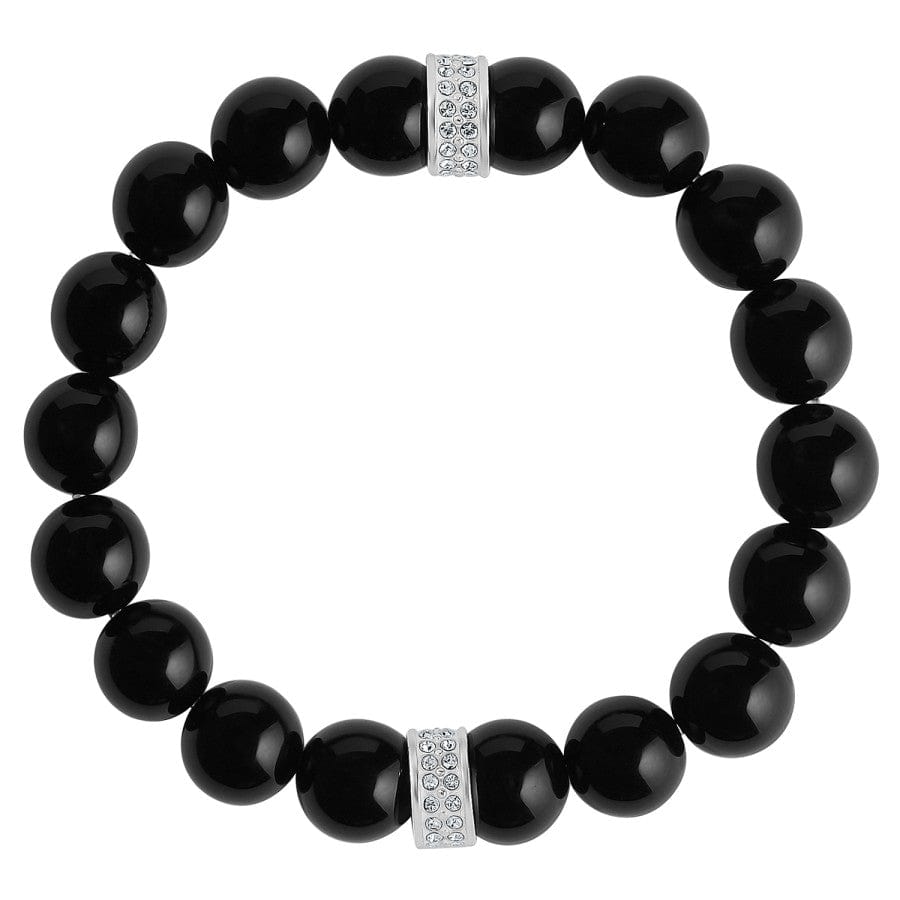 Buy Stone Bracelets with Finest Leather - Prime Black Beads