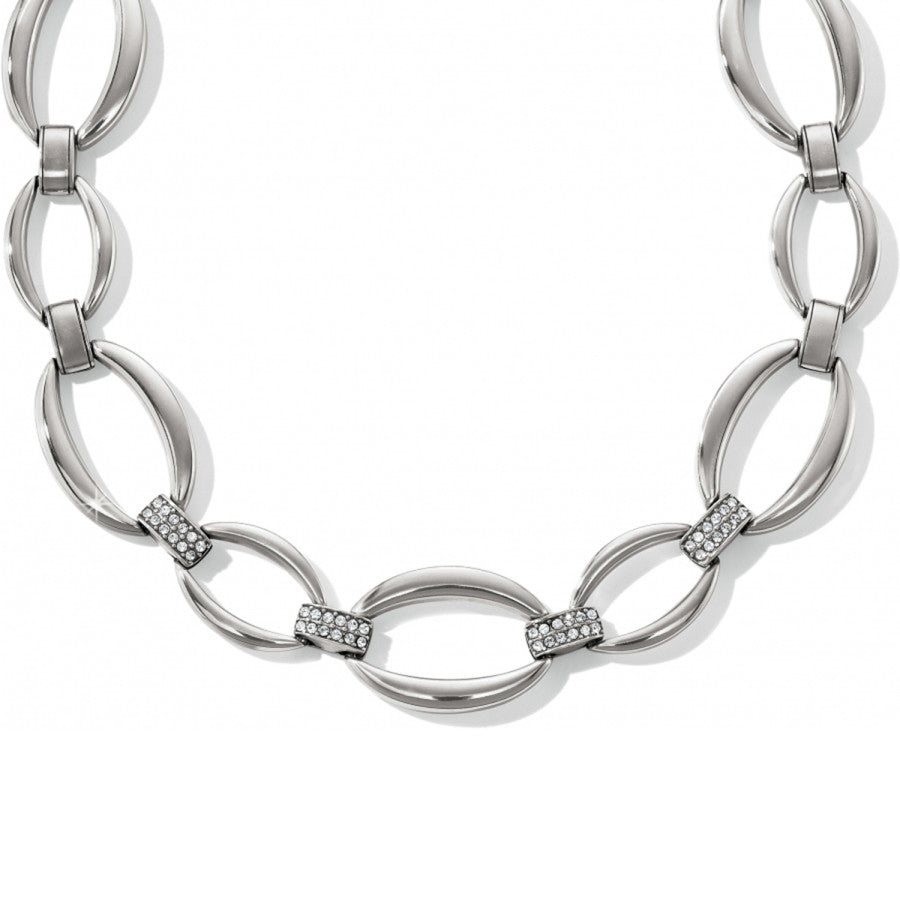 Chunky Silver Chain Link Necklace Statement Necklace 