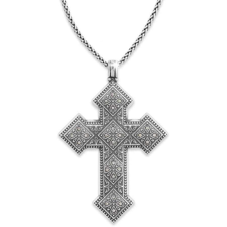 Mumtaz Cross Convertible Long Necklace - Brighton