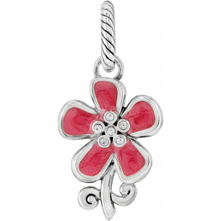 Petal Wishes Charm silver-pink 1