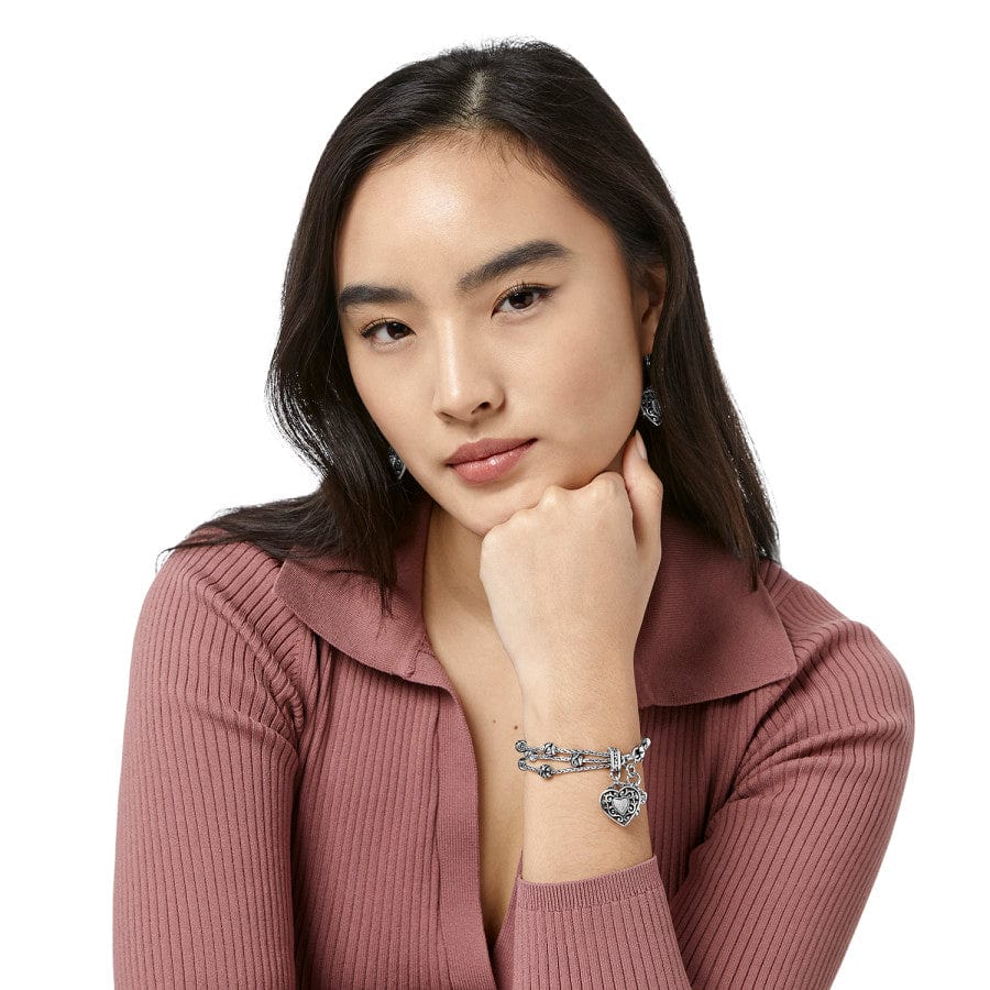 Model wearing Reno Heart Bracelet