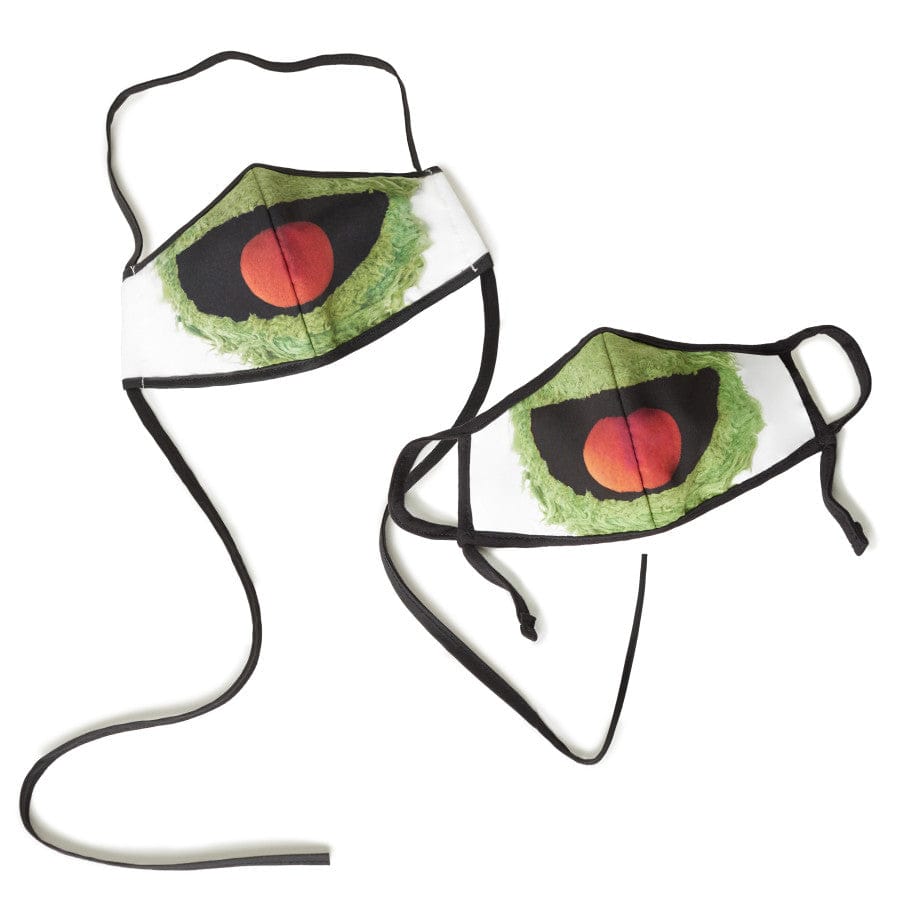 Sesame Street Oscar The Grouch Adult/Child Face Mask (2 pack) - Brighton