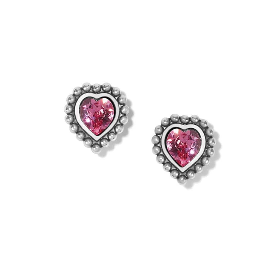 Luna Heart Mini Post Earrings