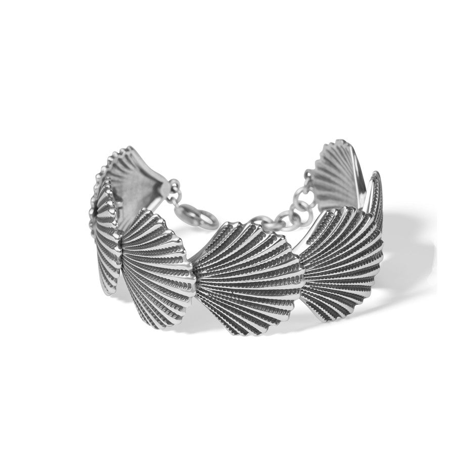 Silver Shells Flex Cuff Bracelet - Brighton