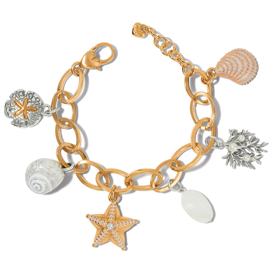 Brighton gold shop charm bracelet