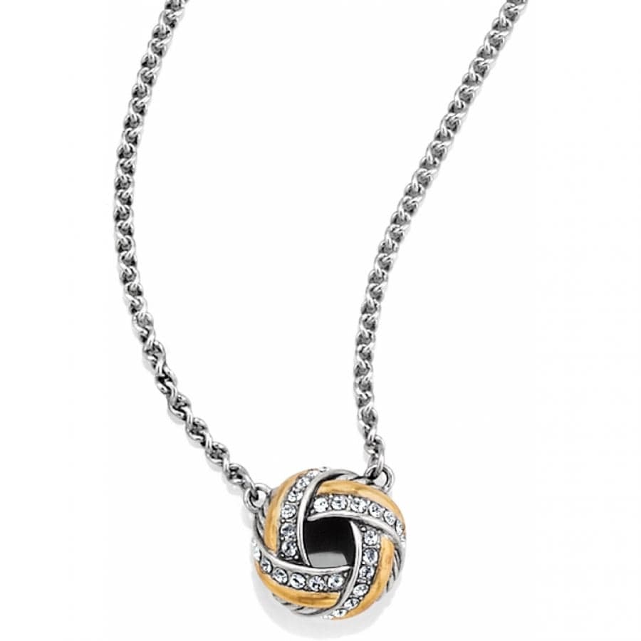 Tres Twist Necklace silver-gold 1