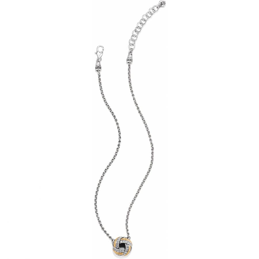 Tres Twist Necklace silver-gold 3