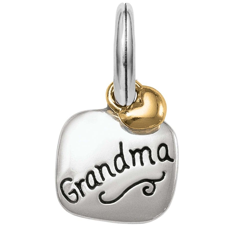 World's Best Grandma Charm silver-gold 1
