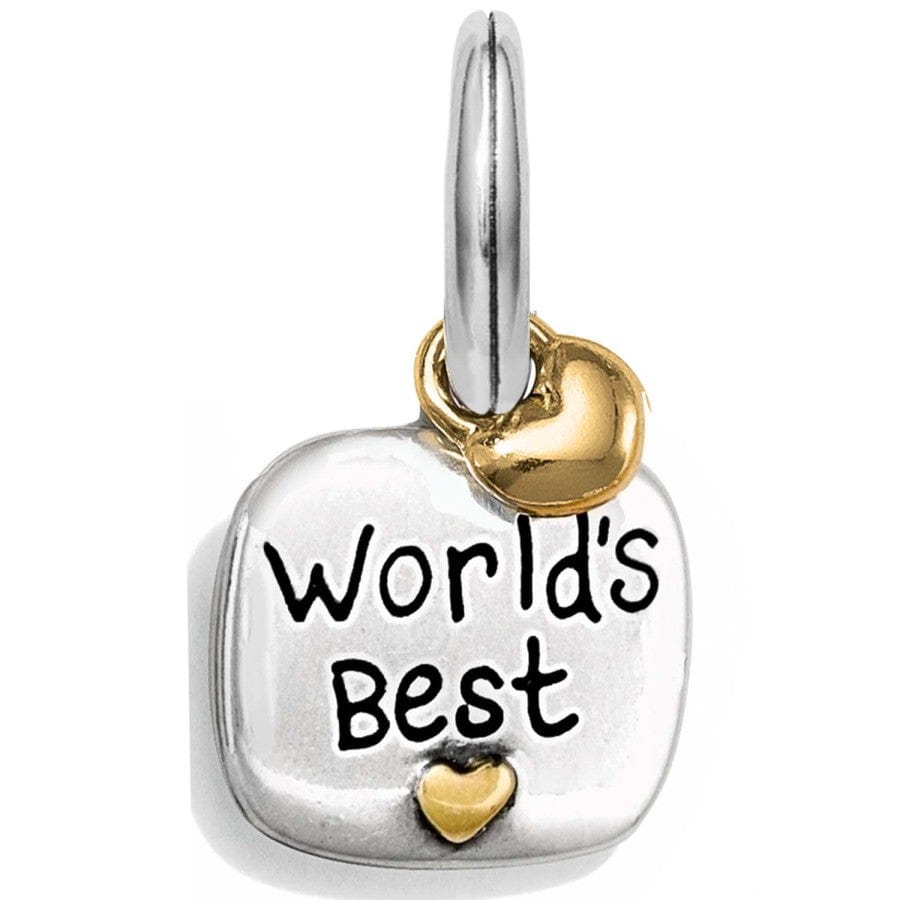 World's Best Grandma Charm silver-gold 2